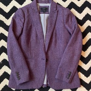 Gorgeous J Crew herringbone wool blazer, fully lined.